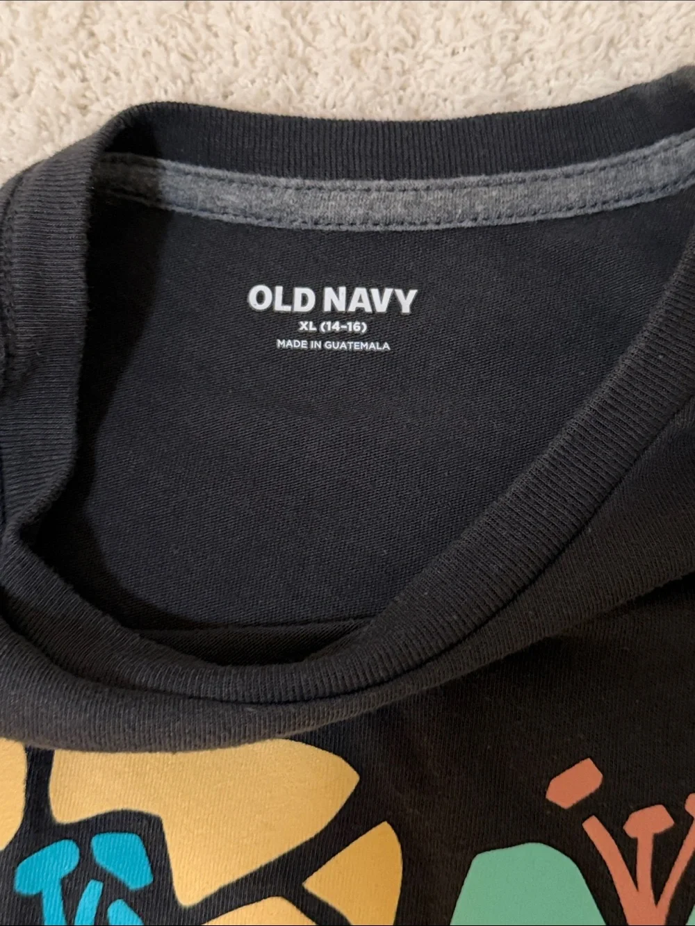 Old Navy Kids Short Sleeve Tees - Yellow, Blue, White, Black, Light Blue